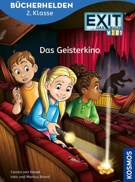 Produktbild Kosmos EXIT® - Das Buch, Bücherhelden 2. Klasse, Das Geisterkino (Deutsch, Carola von Kessel, Inka Brand, Michael Böhm, Markus Brand, 2024)