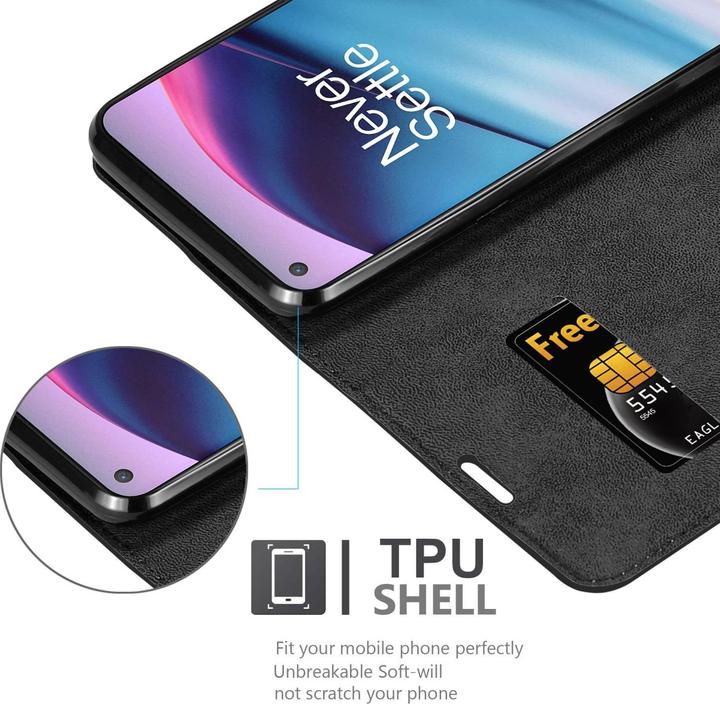 Actual product image Cadorabo Book Invis. Magnet sleeve (OnePlus North CE 5G)
