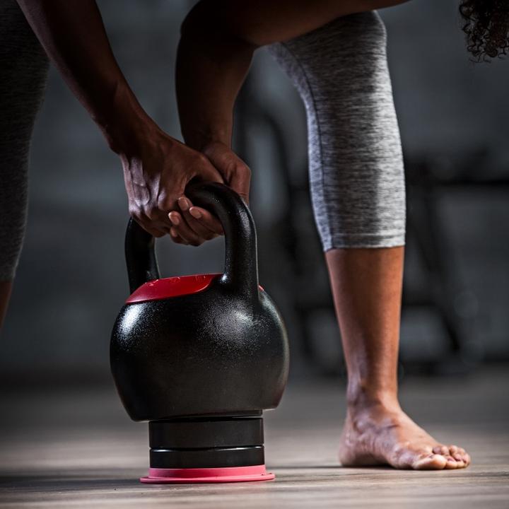 Produktbild Gorilla Sports Kettlebell verstellbar (4 x 2 kg)
