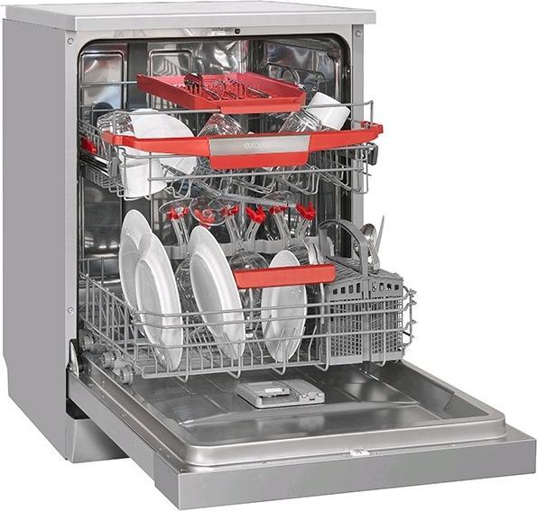 Produktbild Exquisit GSP9614030B inox Standgeschirrspüler 60 cmB
