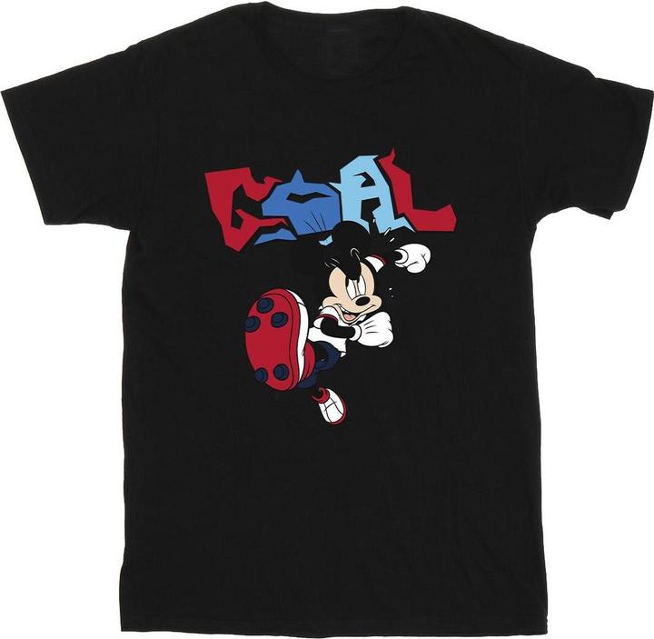 Actual product image Disney Mens Mickey Mouse Goal Striker Pose T-Shirt (L)