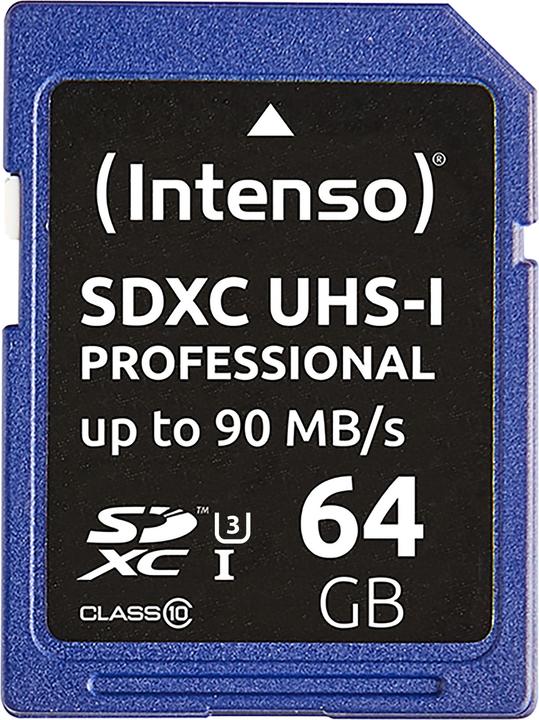 Produktbild Intenso SDXC Card (64 GB, SDXC, U1, UHS-I)