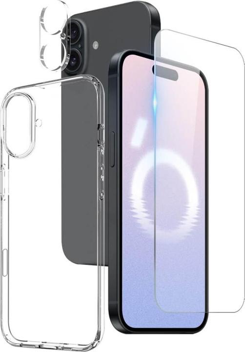 Northjo iPhone 16 - Set Handyhülle und Panzerglas (Apple iPhone 16)