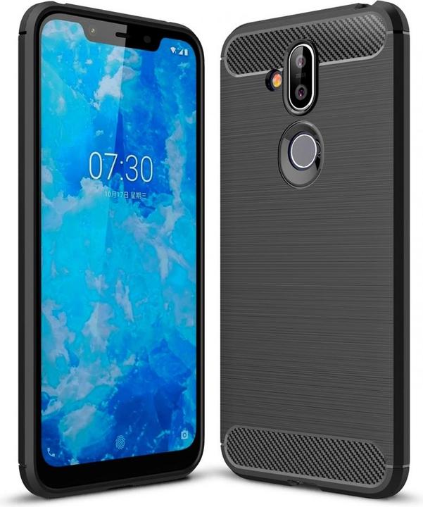 Immagine prodotto Screenguard Nokia 8.1 Cover Carbon Brushed Soft TPU (Nokia 8.1)