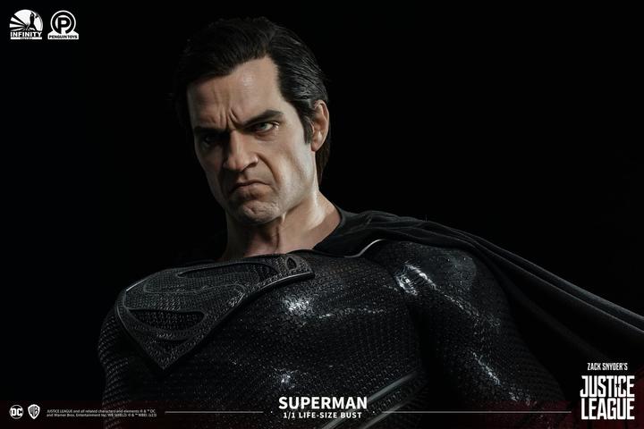 Immagine prodotto Infinity Studios Snyder's Justice League "Superman - Versione Nera" 1/1 Busto a grandezza naturale