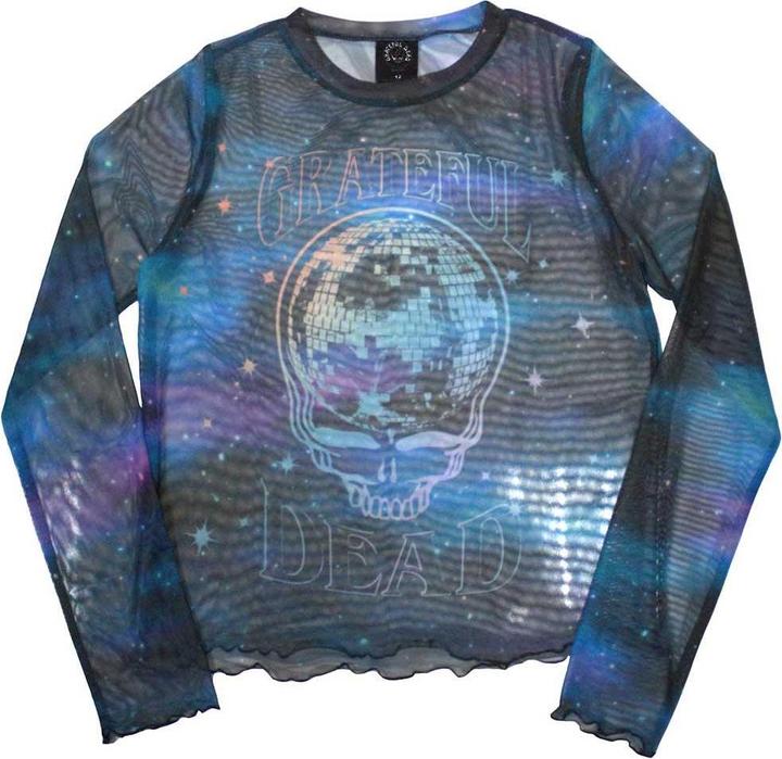 Grateful Dead Stealy Glitter Ball Kurzes Top Langärmlig