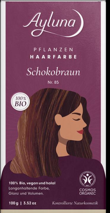 Produktbild Ayluna Pflanzenhaarfarbe (Schokobraun)