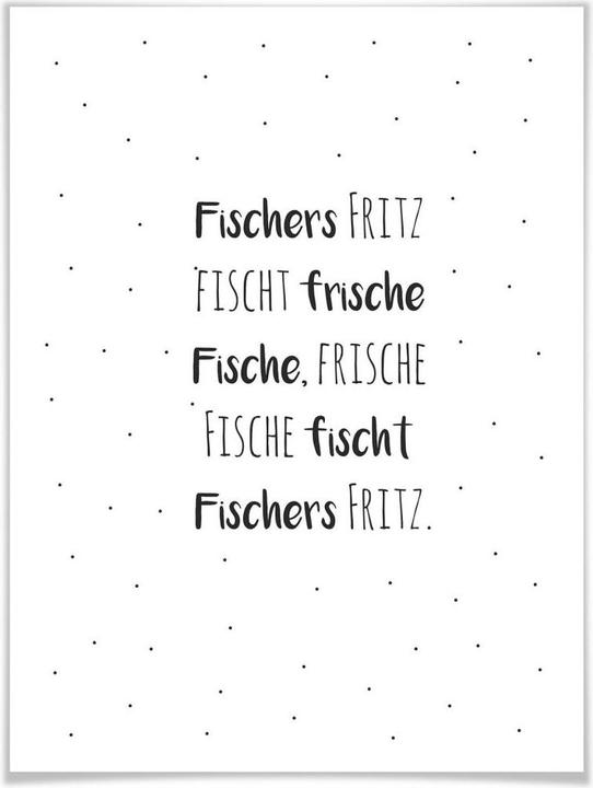 Image du produit Trenddeko Tordeur de langue - Fischer's Fritz (60 x 80 cm)