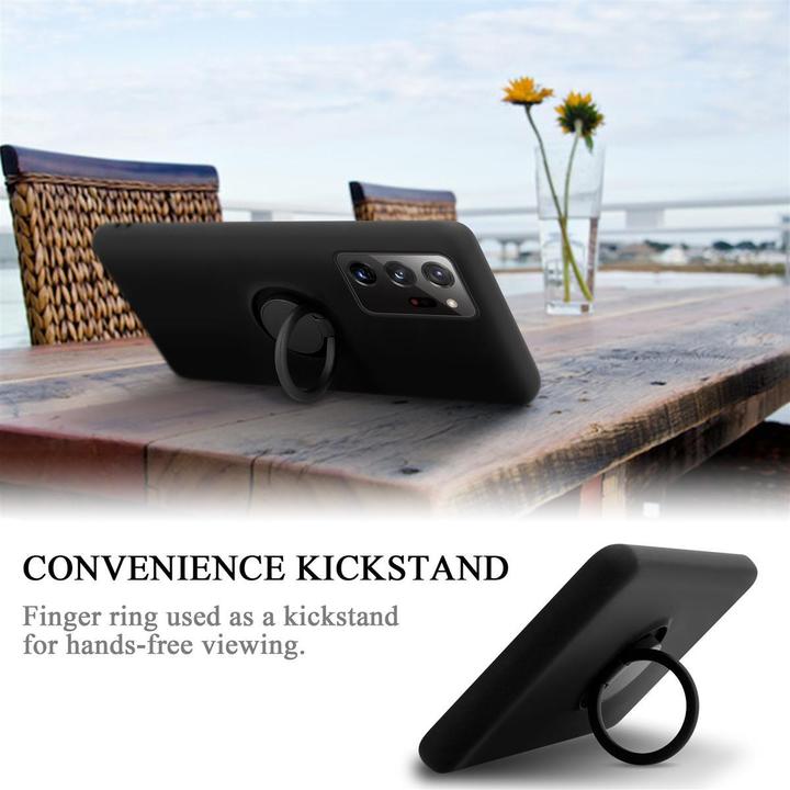 Actual product image Cadorabo TPU Liquid Ring Silicone Case Cover (Samsung Galaxy Note 20 Ultra)
