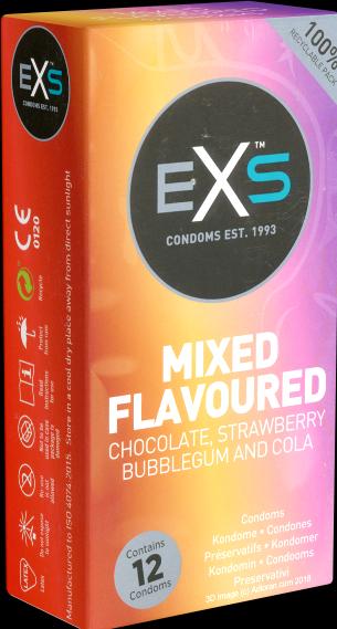 Image du produit EXS Condoms Mixed Flavoured 12 pack (12 pcs)