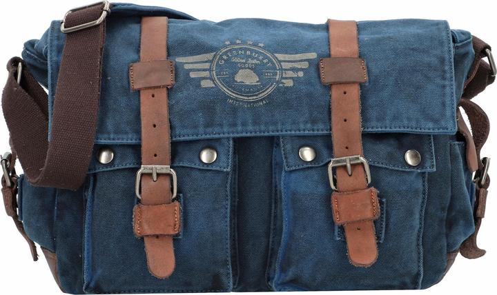 Produktbild Greenburry Umhängetasche Vintage Aviator 5898 Messenger Bag Blue Edition