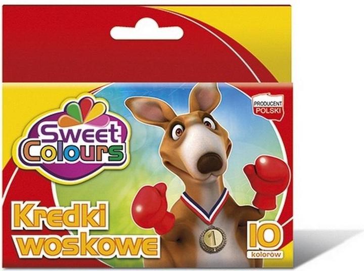 Sweet Colours Wachsmalstifte 10 Farben (Mehrfarbig)