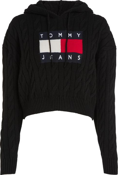 Tommy Hilfiger Tjw Center Flag Cable Hoodie für Damen (M)