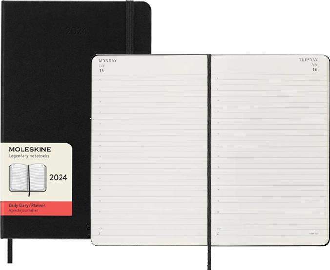 Image du produit Moleskine Agenda d'affaires Daily (13 x 21 cm, Anglais)
