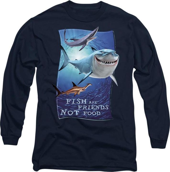 Actual product image Finding Nemo Unisex Adult Fish Are Friends T-Shirt (XXL)