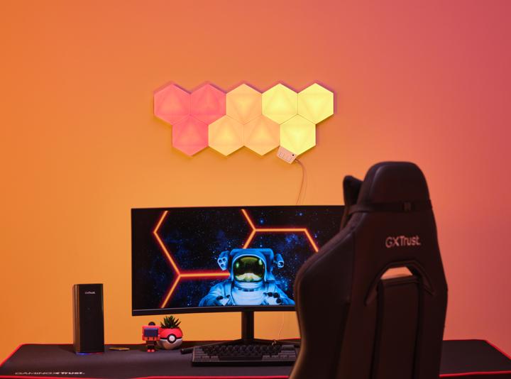 Produktbild Trust Gxt902 Vybz RGB Hexagon Light (RGB)