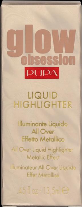 Actual product image Pupa Milano Pupa Glow Obsession All Over Liquid Highlighter (#100 Sunrise, Highlighter)