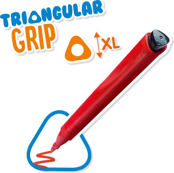 Image du produit Ses Marqueur Triangle Grip (Multicolore, 12 x)