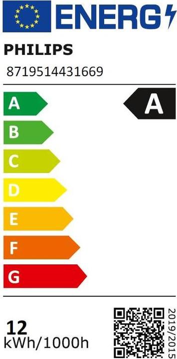 Energie-Label Philips 43166900 (G13, 11.90 W, 2500 lm, 1 x, A)