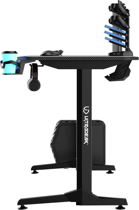 Actual product image Ultradesk Biurko Frag Czarne 140 cmx60 cm