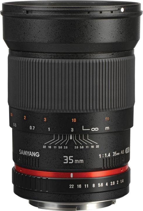 Produktbild Samyang 35mm f/1.4 AS UMC Nikon F (Nikon DX, Nikon F, Vollformat)