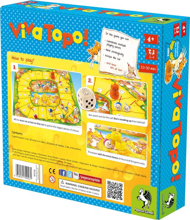 Immagine prodotto Pegasus 66003E - Viva Topo Edizione Inglese GB (Inglese)