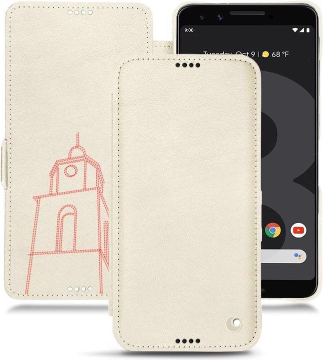 Actual product image Noreve Leather case horizontal (Google Pixel 3)