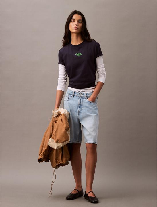 Immagine prodotto Calvin Klein Jeans Ss Flocked Logo Cn Tee (XS)