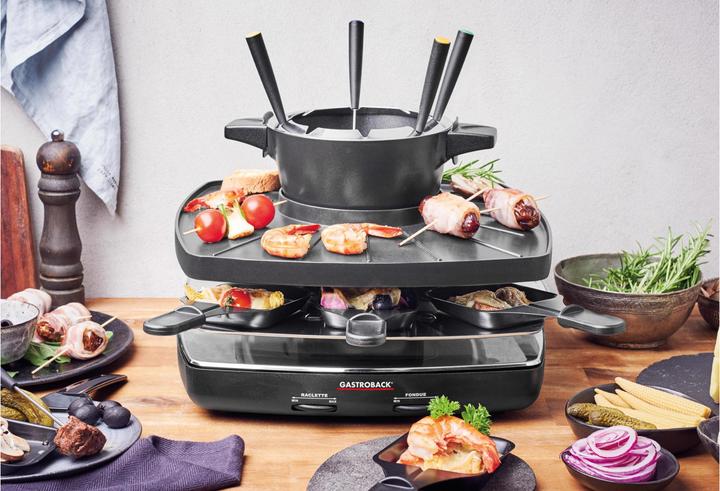 Actual product image Gastroback Raclette Fondue Set