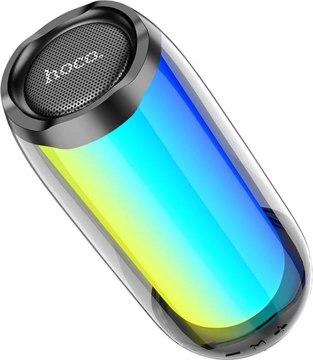 Actual product image Hoco - Wireless Speaker Pulsating (HC8) - with LED Light, Bluetooth 5.0, 10W - Black