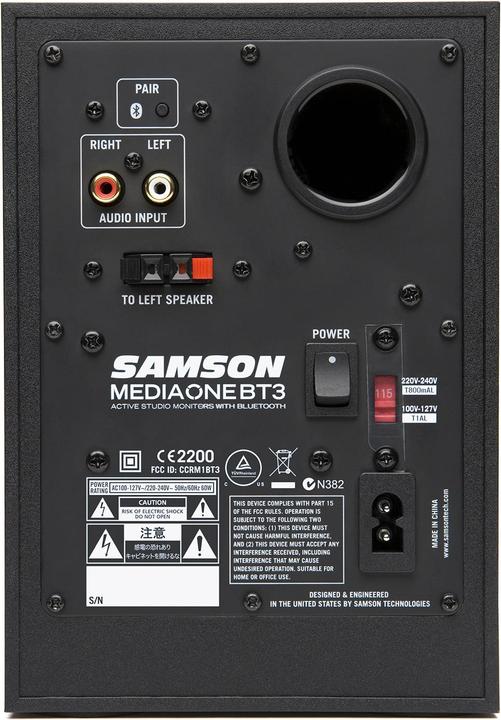 Produktbild Samson MediaOne BT3 (Passiv, Aktiv, Paar, 2x 15 W)