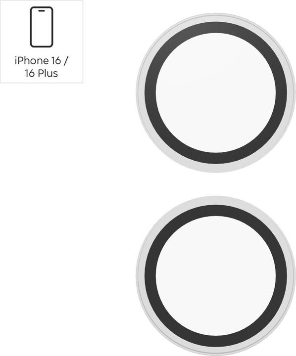 Actual product image Hama Lens Protect (2 Piece, Apple iPhone 16)