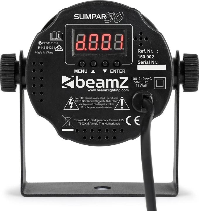 Actual product image BeamZ SlimPar 30 (3 W, LED)