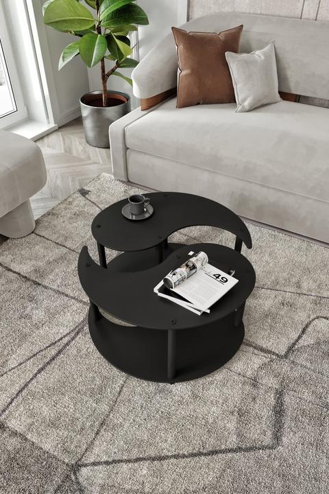 Immagine prodotto Hanah Home Tavolino Yin Yang 2 Set (70 x 38 x 70 cm)