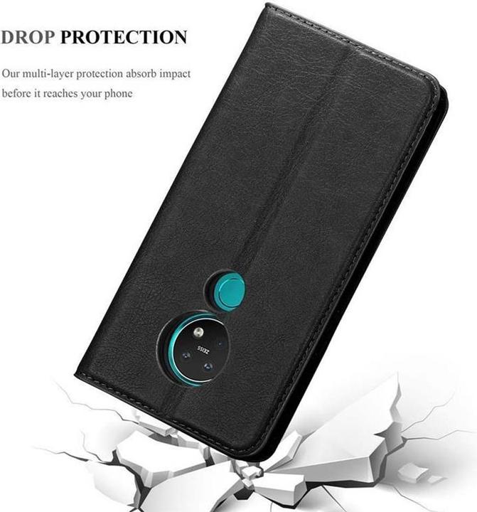 Produktbild Cadorabo Book Invisible Magnet Cover (Nokia 7.2)