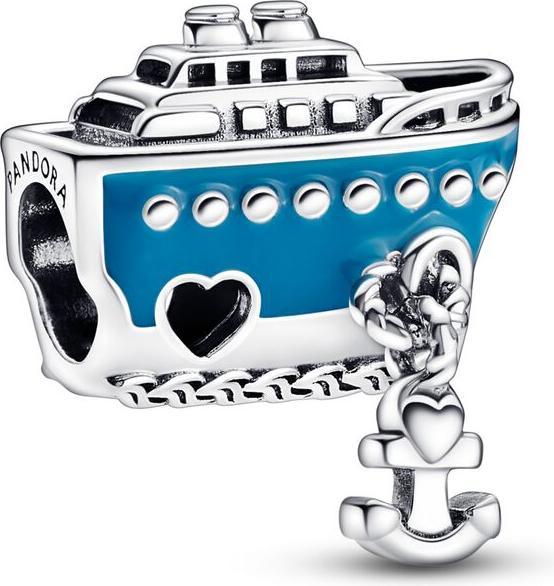 Image du produit Pandora Bateau de croisière à l'ancre Charm (Argent 925, Émail)
