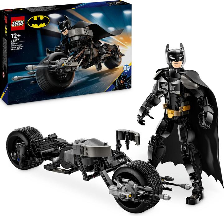 Image du produit LEGO Figurine de construction Batman avec le Batpod (76273, LEGO Super Mario)
