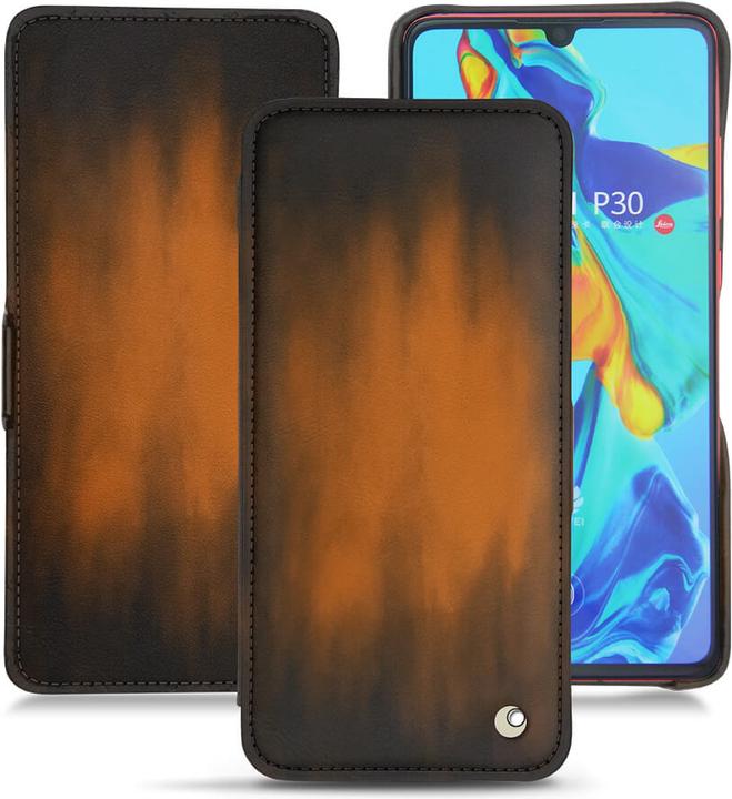 Productafbeelding Noreve Lederen omslag horizontaal (Huawei P30)
