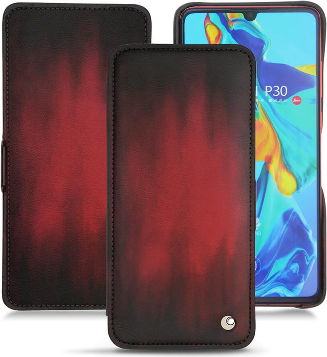 Productafbeelding Noreve Lederen omslag horizontaal (Huawei P30)