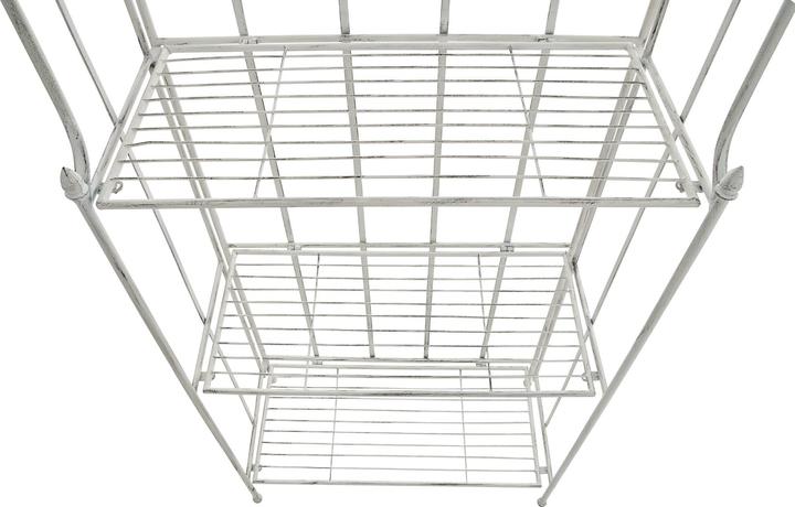 Immagine prodotto CLP Scaffale a terra Flora, bianco antico (66 x 32 x 175 cm)