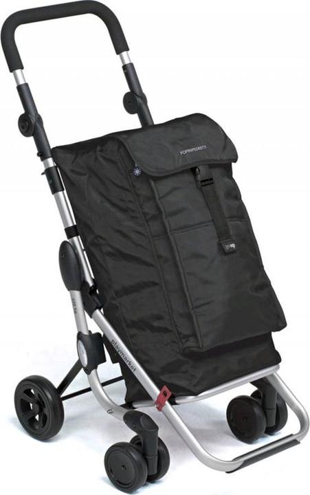 Foppapedretti Go Up Aluminium, Schwarz Trolley Tasche