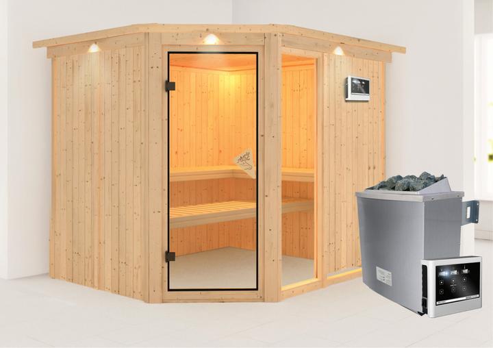 Produktbild Karibu Fiona 3 mit Dachkranz (9 KW externe Steuerung)