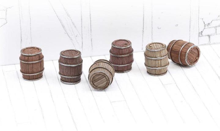 Produktbild Tabletop-Art Zubehör Holzfässer Set 1 - Kleine Fässer 6 Teile