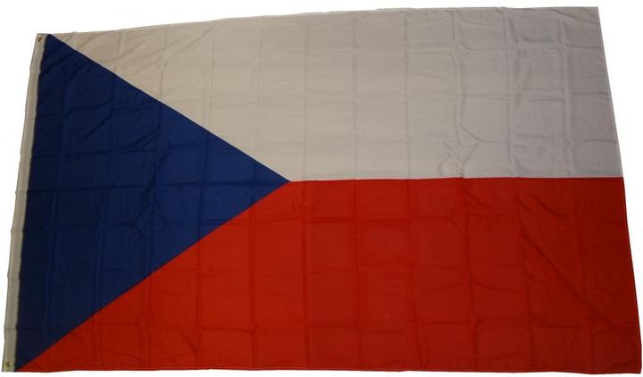 Produktbild trends4cents XXL Flagge Tschechien 250 x 150 cm Fahne mit 3 Ösen 100g/m² Stoffgewicht Hissflagge