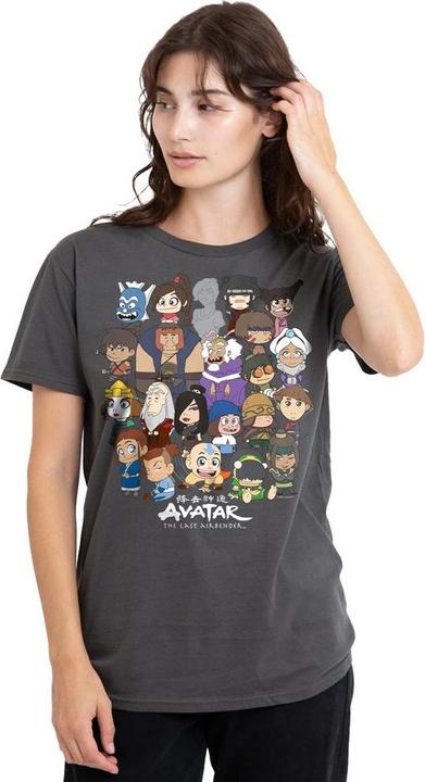 Immagine prodotto Avatar: The Last Airbender Maglietta Gruppo Chibi Adulto Unisex (L)