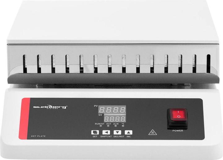 Produktbild Steinberg Laborheizplatte Heizplatte mit Temperaturregelung 1380 W 30 x 30 cm 350 °C
