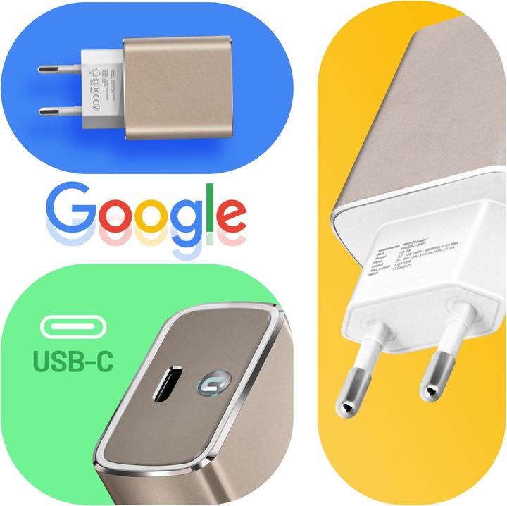 Produktbild Google Netzteil mit USB-C Kabel (18 W)