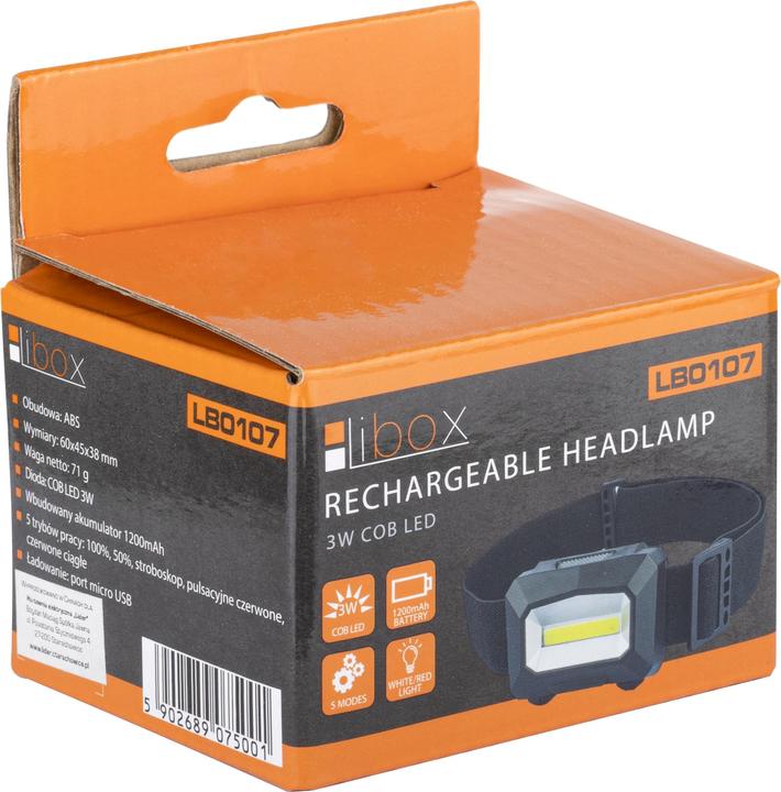 Image du produit Libox LB0107 Lampe de poche LED en bandeau