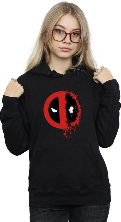 Produktbild Deadpool Split Splat Logo Kapuzenpullover (S)