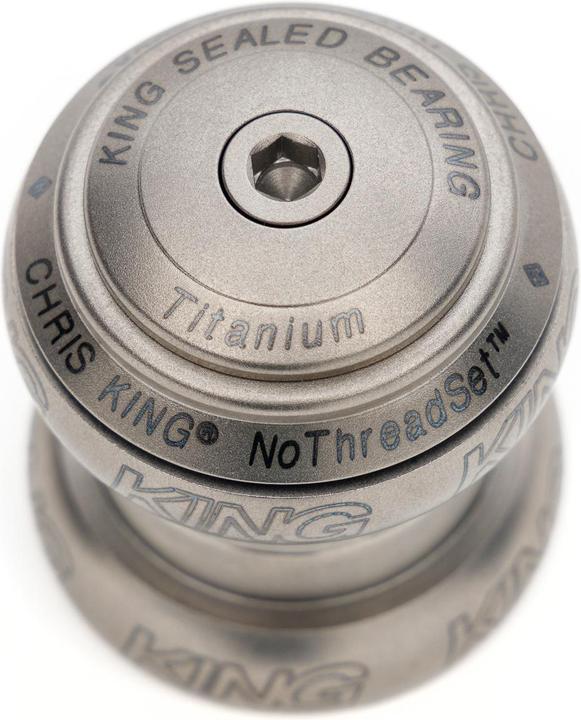 Image du produit Chris King NoThreadSet Titan Steuersatz, Edelstahl-Lager, 1 1/8", GripLock, Bold, EC34/28.6 | EC34/3